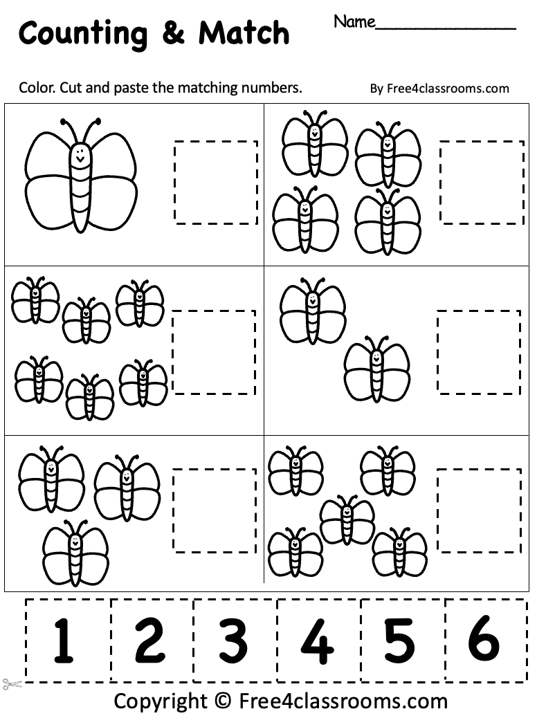 free printable worksheets for preschool math