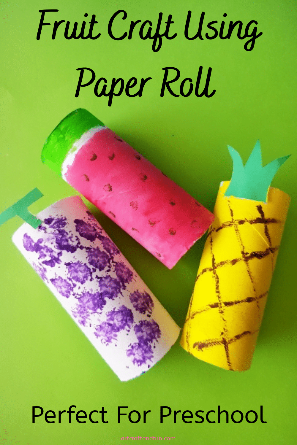 Fruit Craft Using Paper Roll 