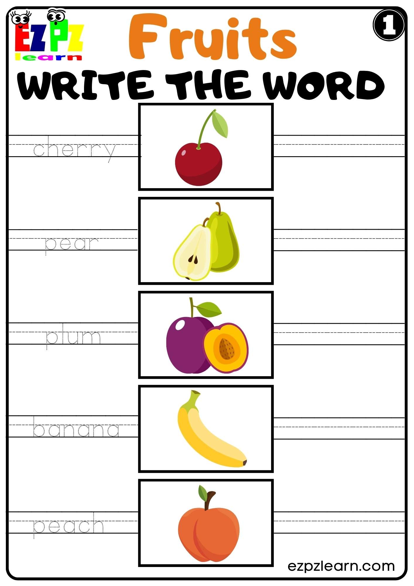 kindergarten printable worksheets