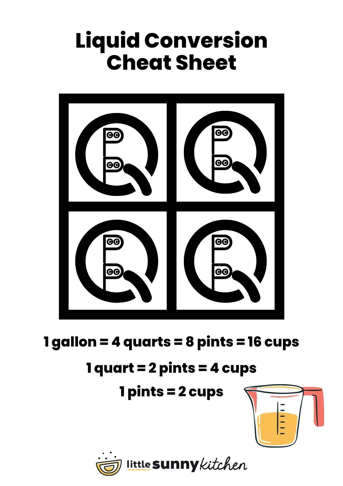 how many pt in a qt