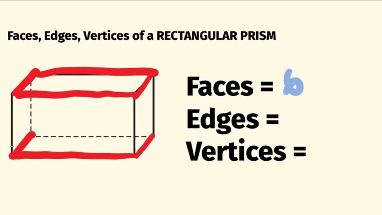 How Many Faces Edges And Vertices Does A Rectangular Prism Have YouTube