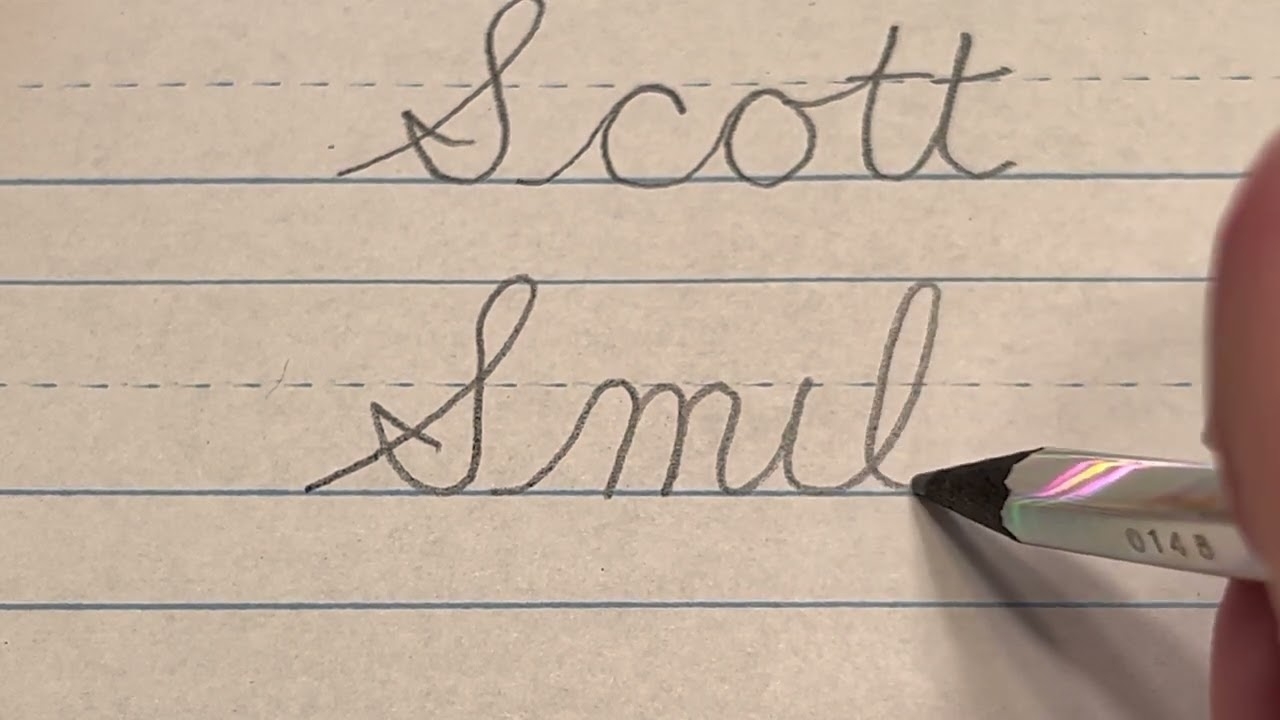 How To Connect Cursive Capital S YouTube