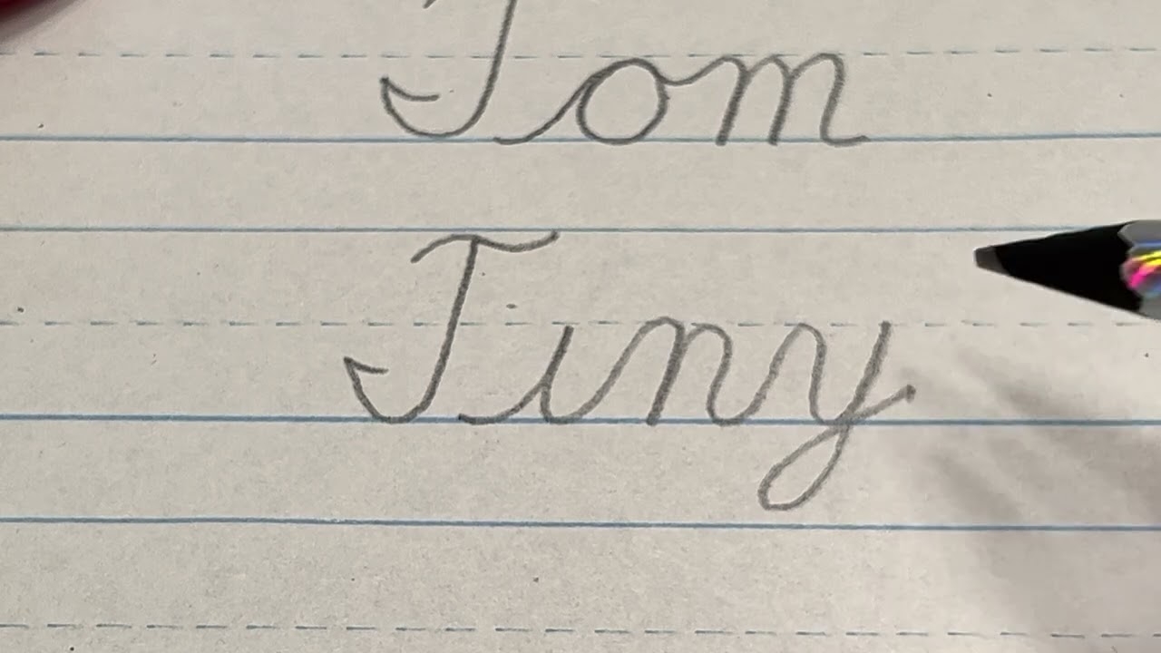 How To Connect Cursive Capital T YouTube