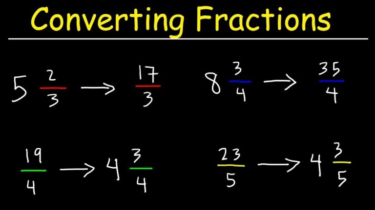 How To Convert Mixed Numbers To Improper Fractions Basic Introduction YouTube