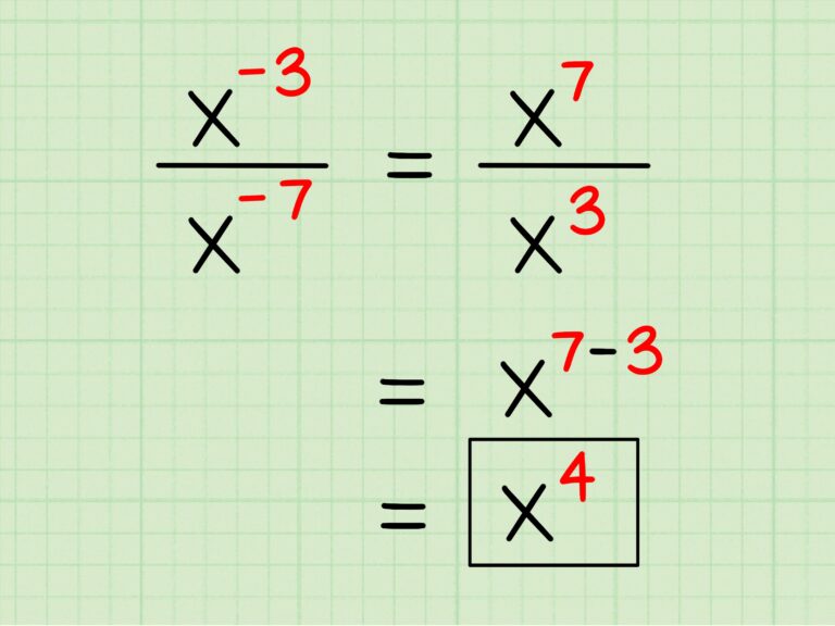 How To Divide Exponents Quotient Property Of Powers