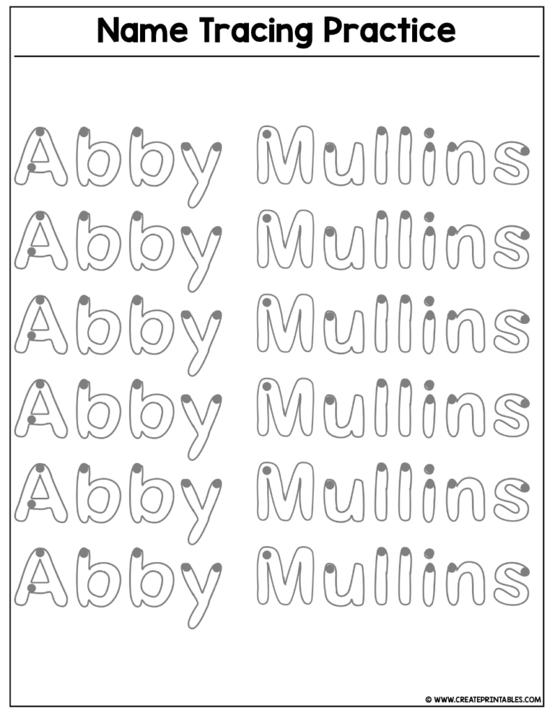 How To Make A Handwriting Worksheet Babbling Abby