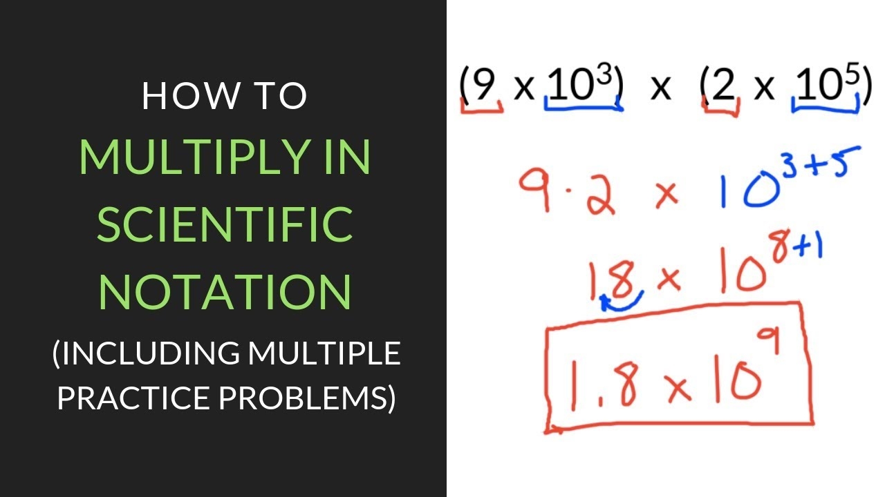 How To Multiply In Scientific Notation Mathcation YouTube