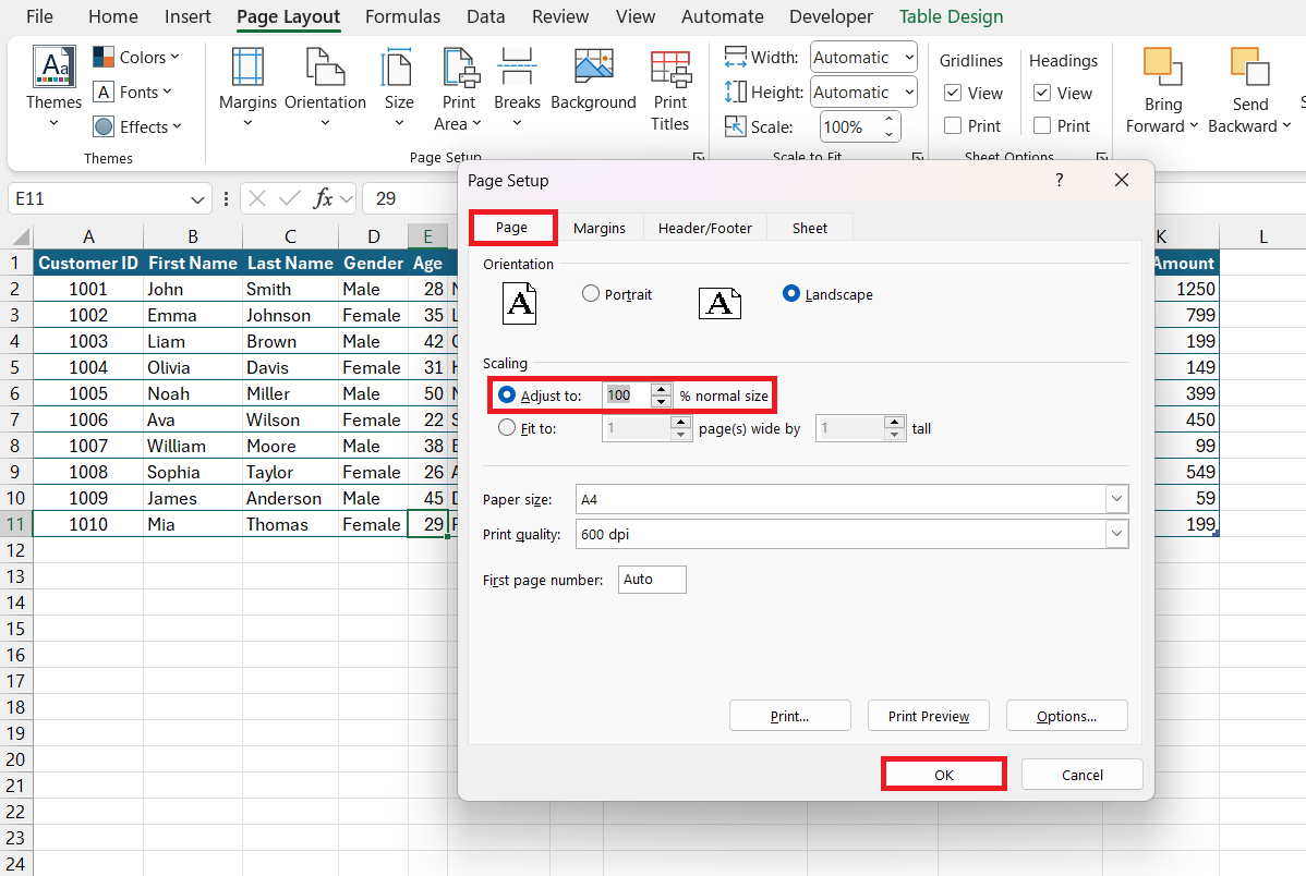 How To Print An Excel Spreadsheet Step By Step Guide MyExcelOnline