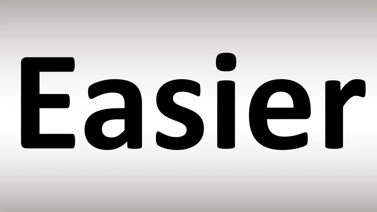 How To Pronounce Easier YouTube