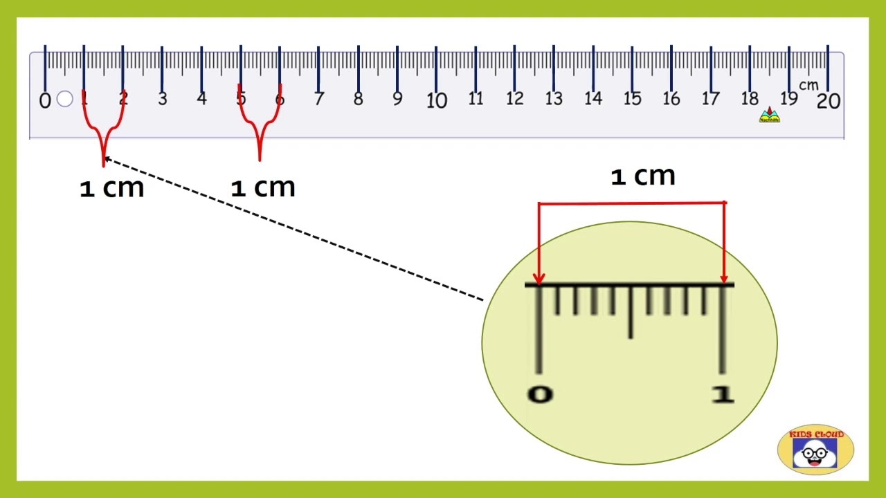 how to read a ruler in cm