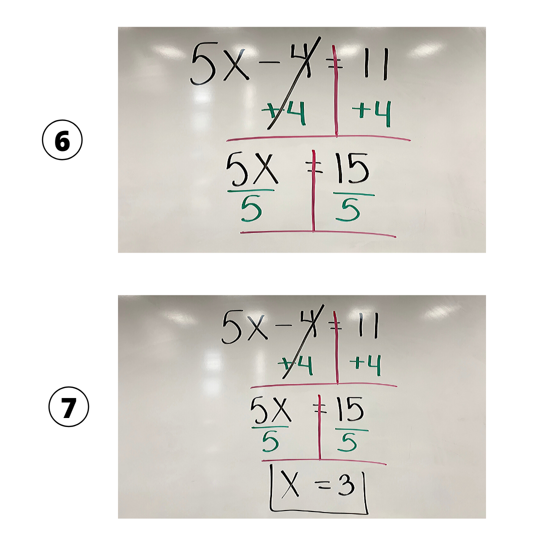 How To Teach Multi Step Or 2 Step Equations Middle School Math