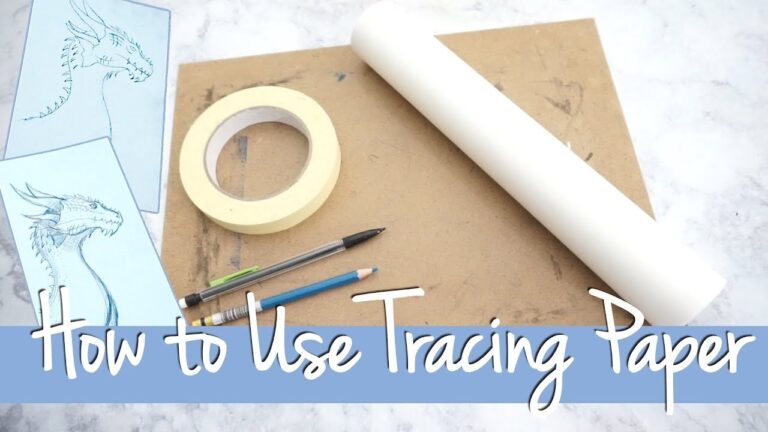 How To Use Tracing Paper YouTube