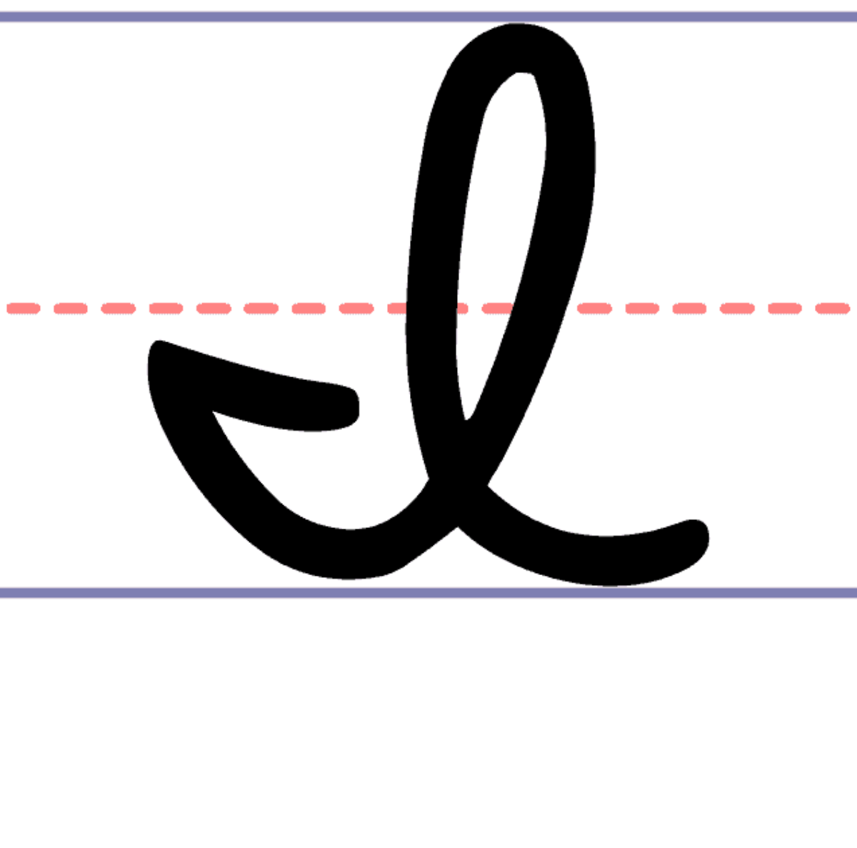 How To Write A Cursive Uppercase I