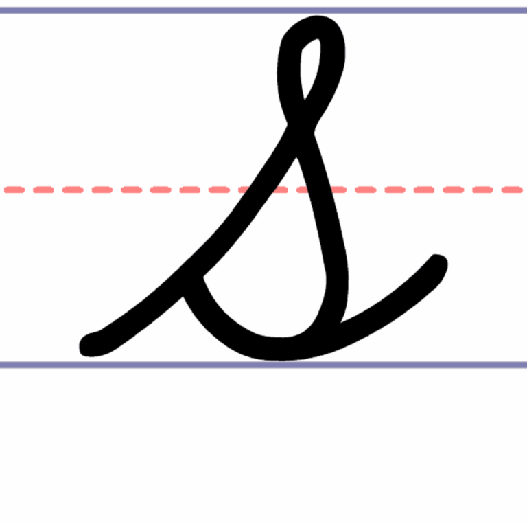 How To Write A Cursive Uppercase S