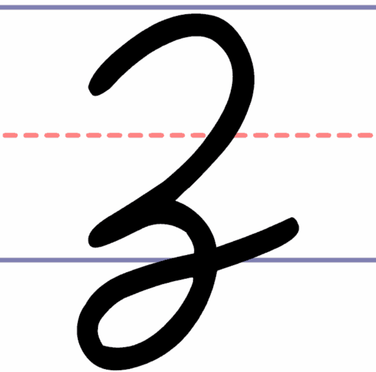 How To Write A Cursive Uppercase Z