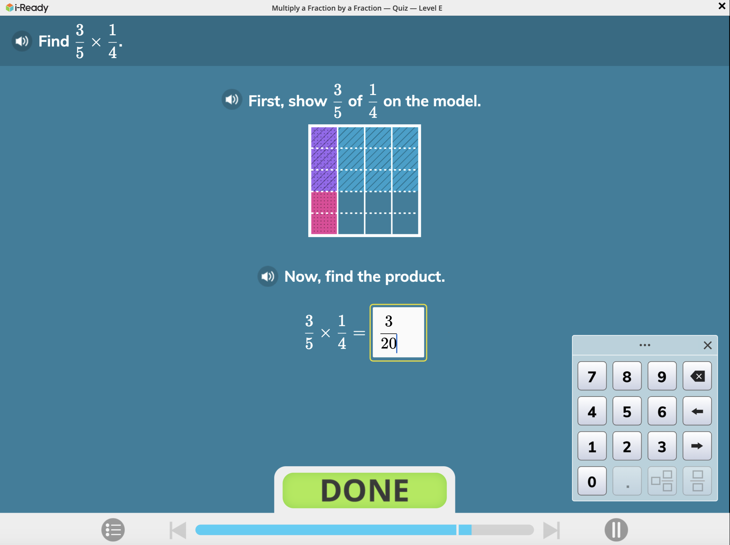 level e in iready