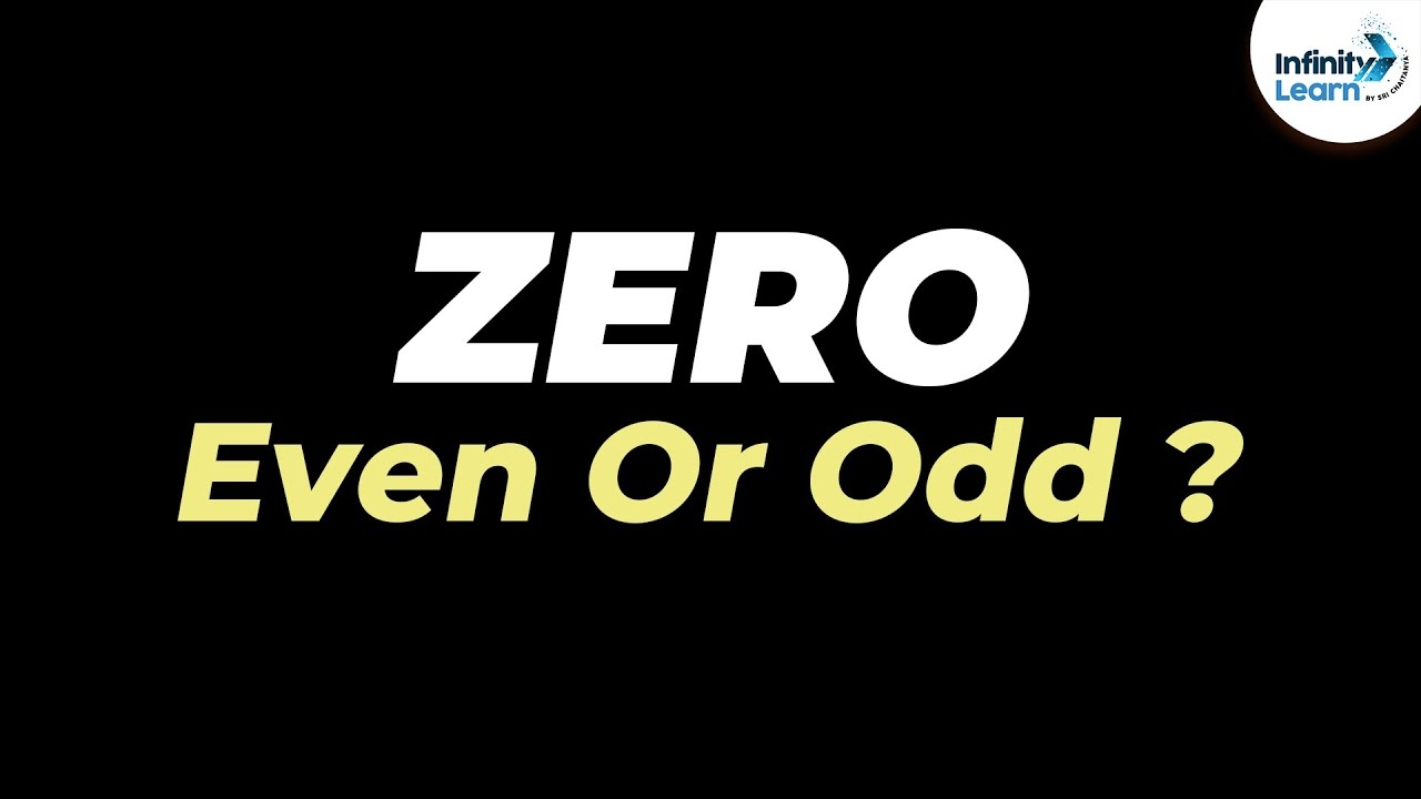 Is Zero An Even Number One Minute Bites Don t Memorise YouTube
