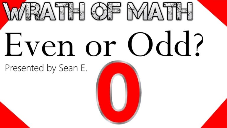 Is Zero Even Or Odd YouTube