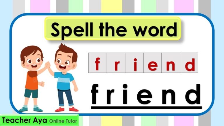 Learn How To Spell Some Of The Basic Words Learn How To Spell Spelling Lesson With Quiz YouTube