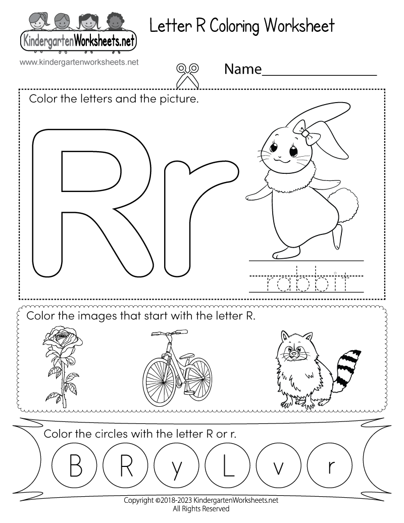 free printable for kindergarten