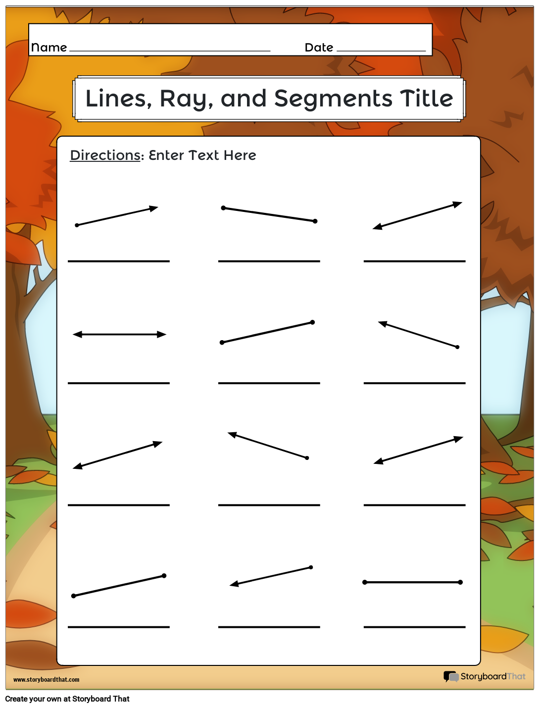 lines line segments and rays