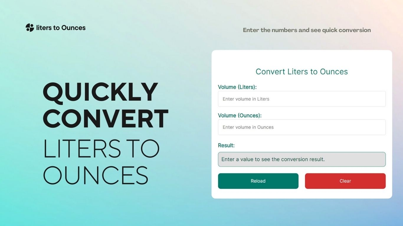 oz to l converter