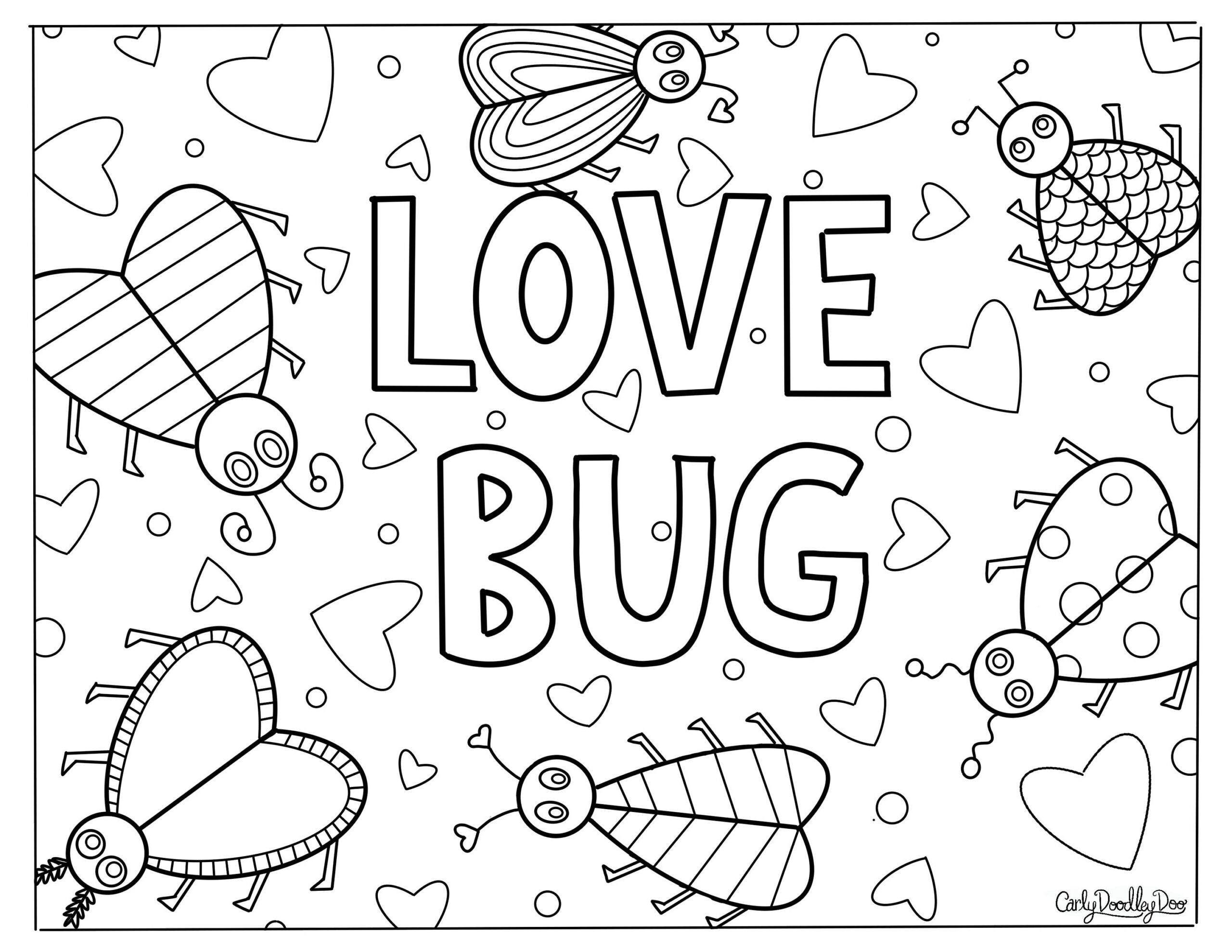 bug coloring sheets