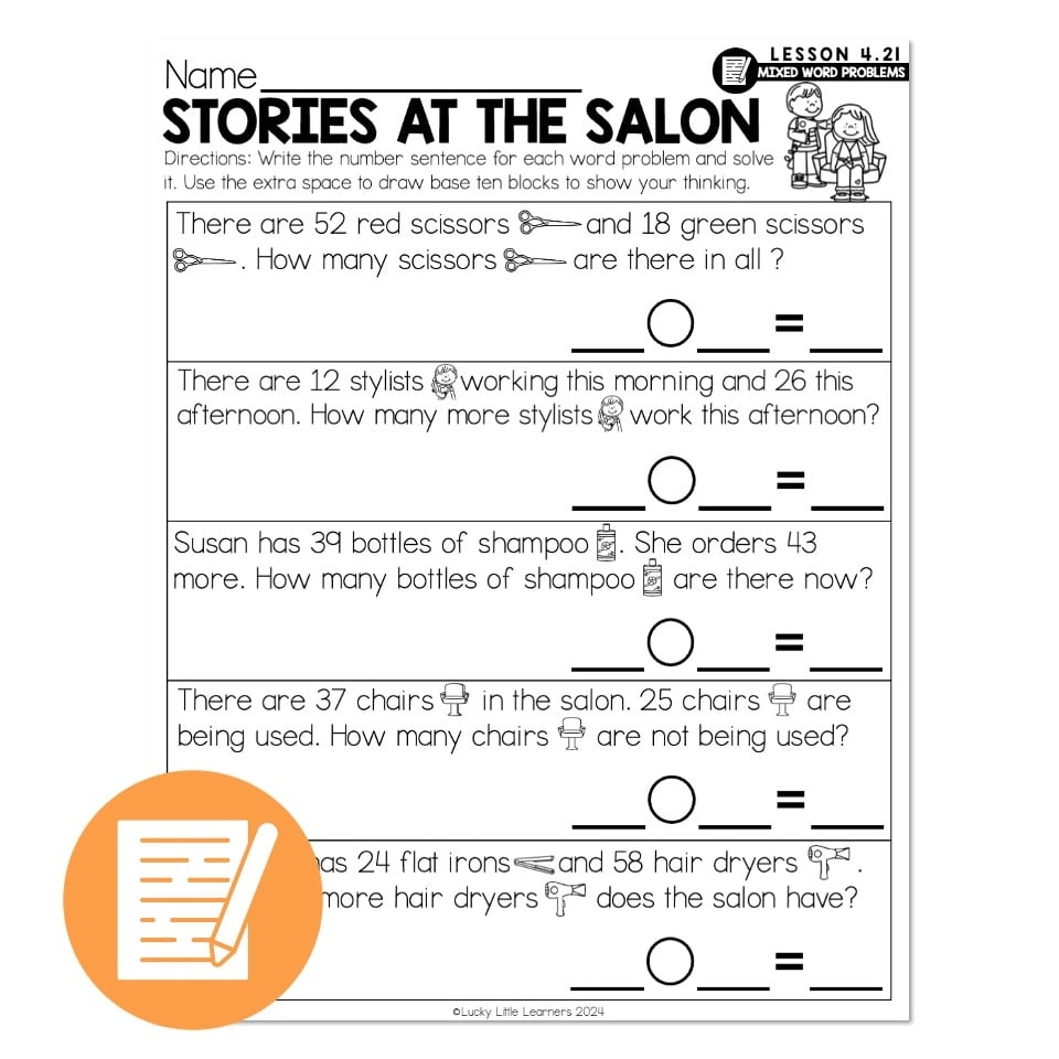 addition and subtraction word problems