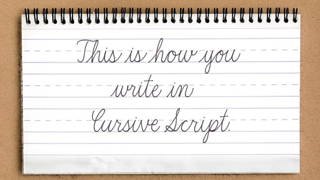 Mastering Calligraphy How To Write In Cursive Script