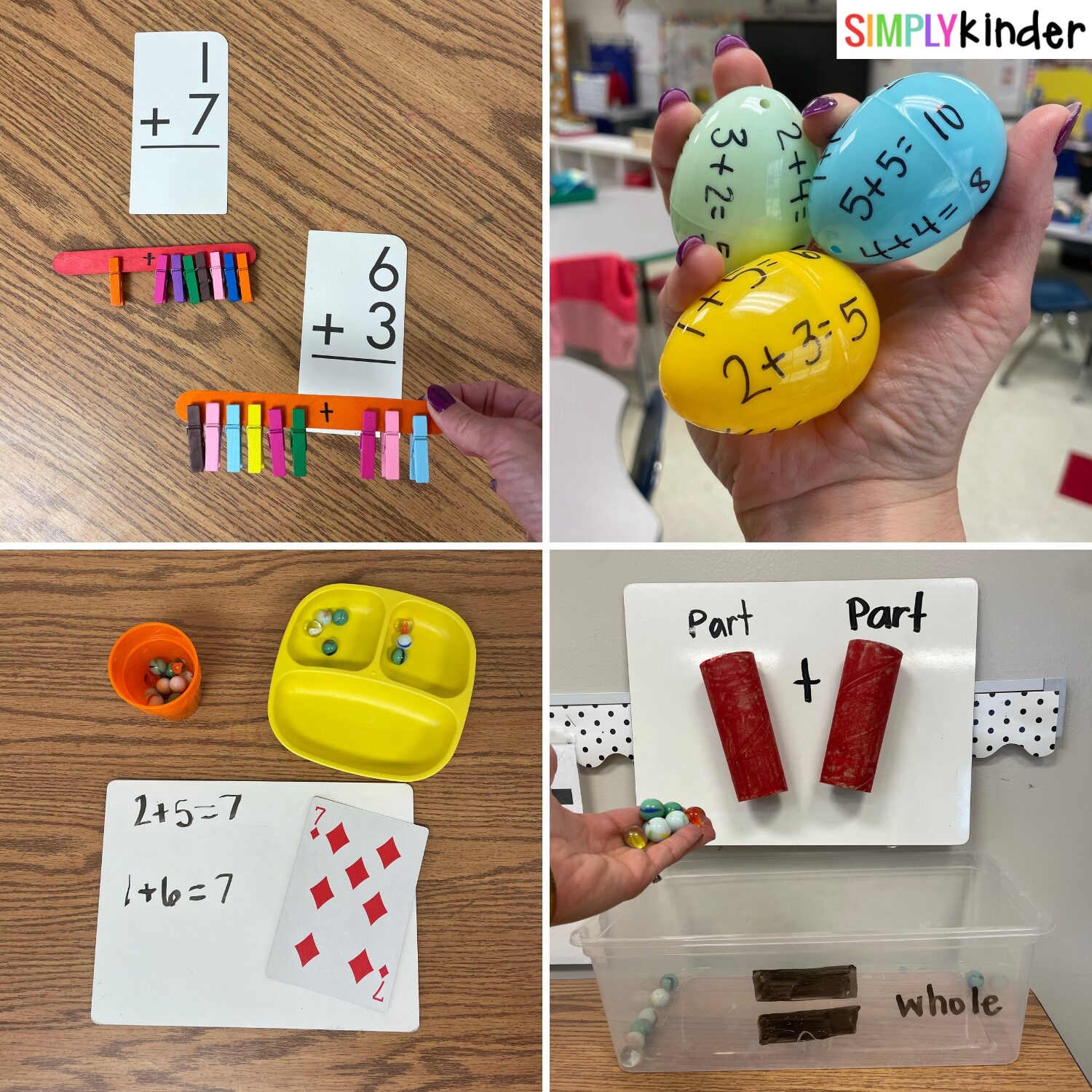 Math Center Ideas For Kindergarten Simply Kinder