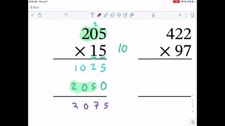 Math Drills 3 digit By 2 digit Multiplication YouTube