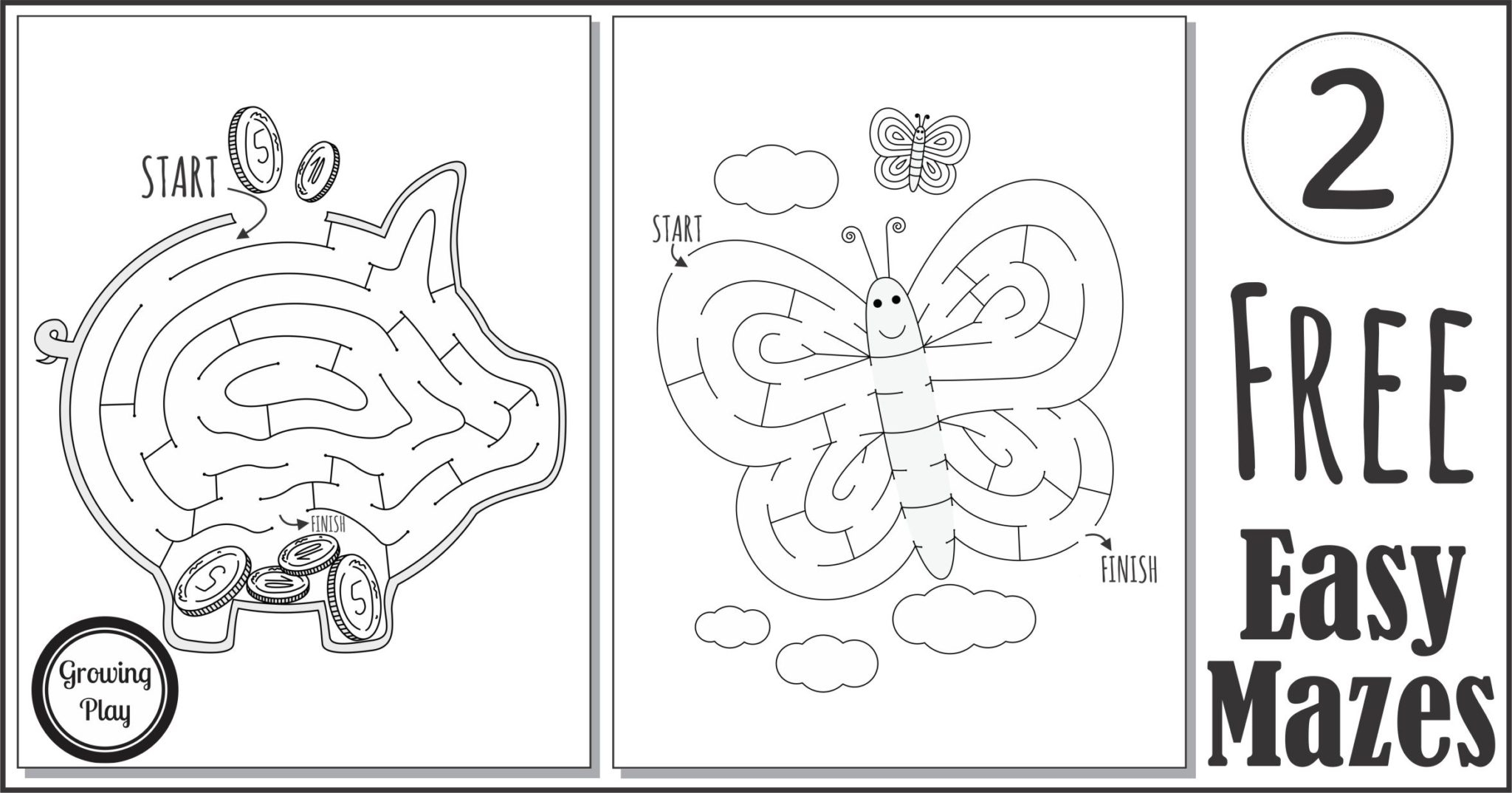 Mazes For Kids Free Printables Growing Play