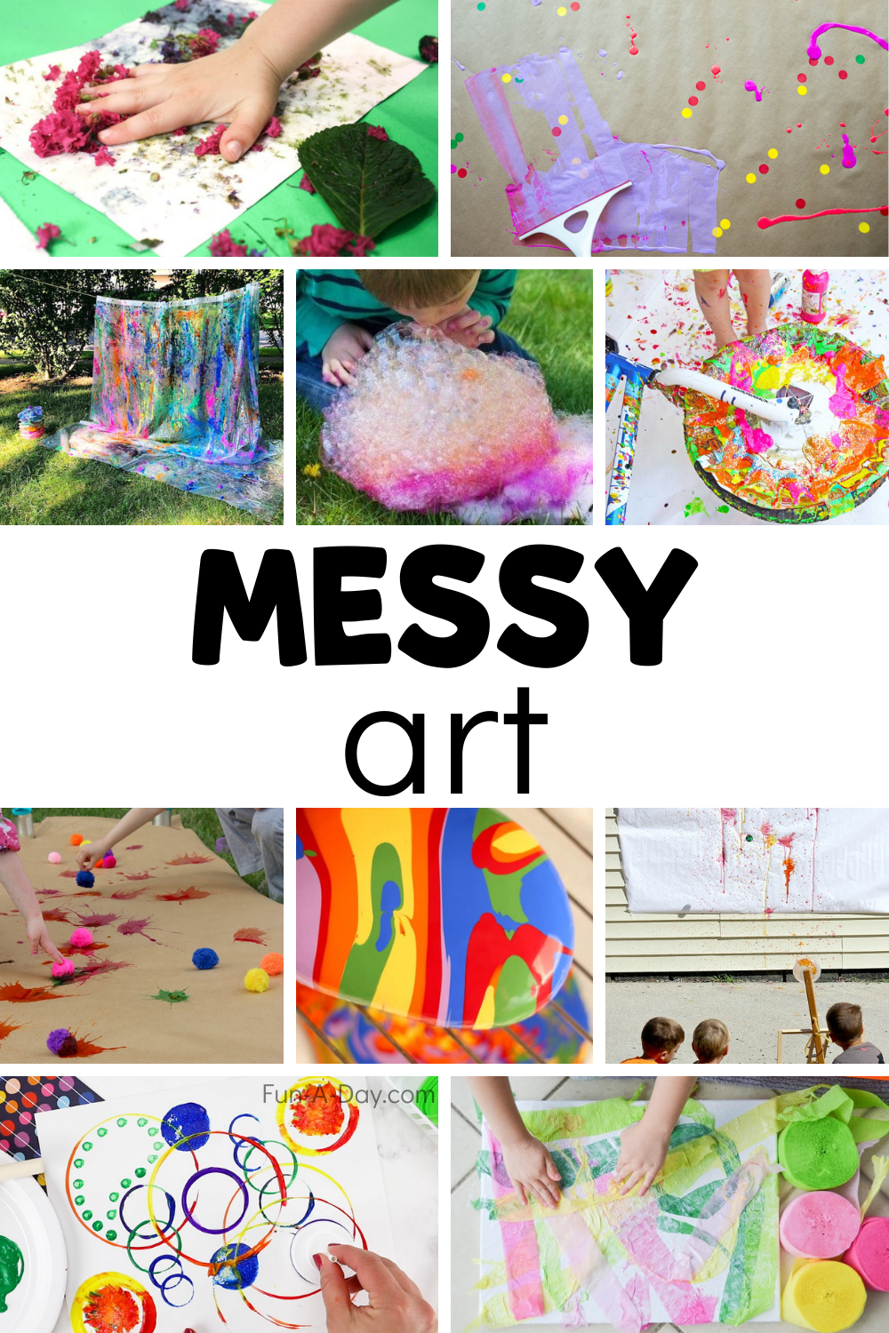 Messy Art That Inspires Creativity Fun A Day 