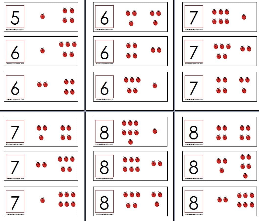 Missing Addend Activity Ladybug Flip Cards The Measured Mom
