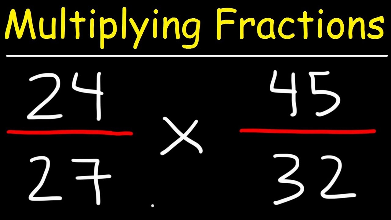 Multiplying Fractions The Easy Way YouTube