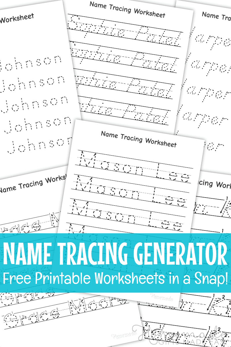 name printouts for tracing