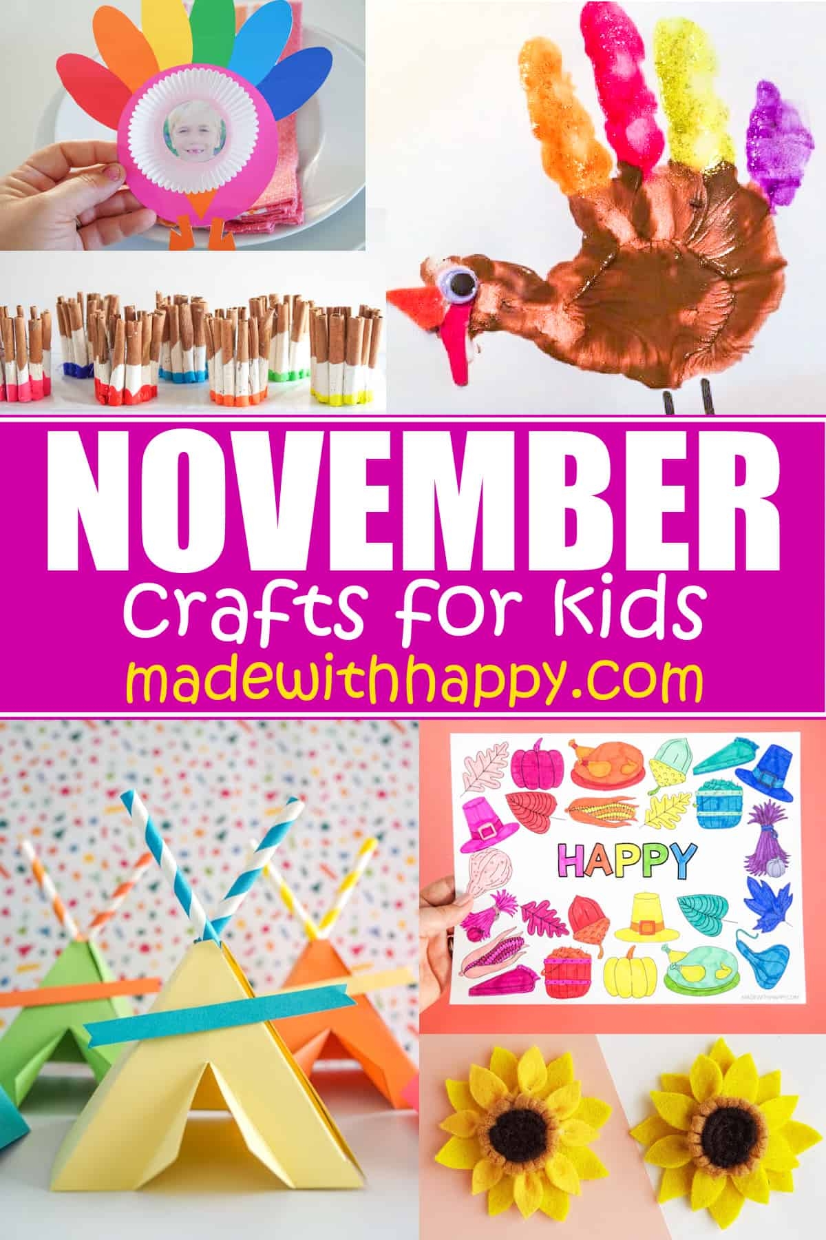 November Crafts For Kids Lots Of Easy Fall Thanksgiving Crafts