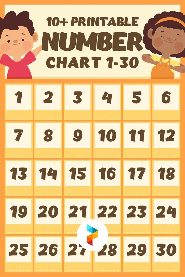 numbers 1 30 printable