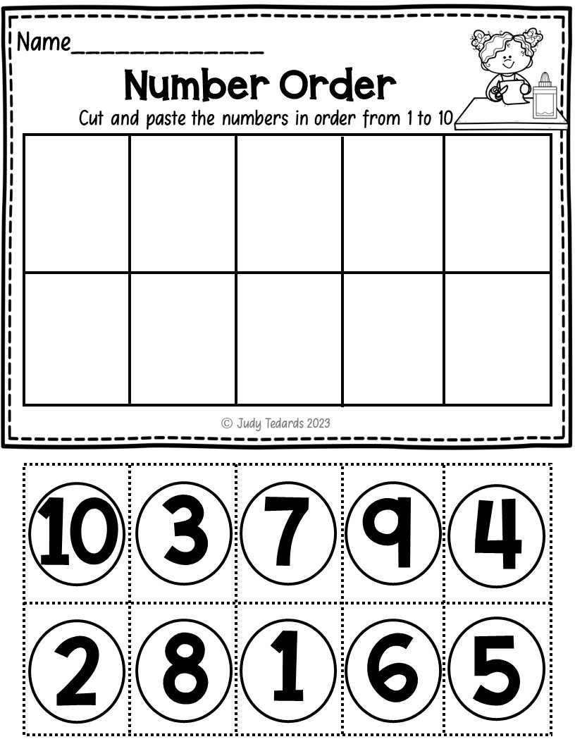 Number Of The Day Numbers 1 To 10 Worksheets Made By Teachers