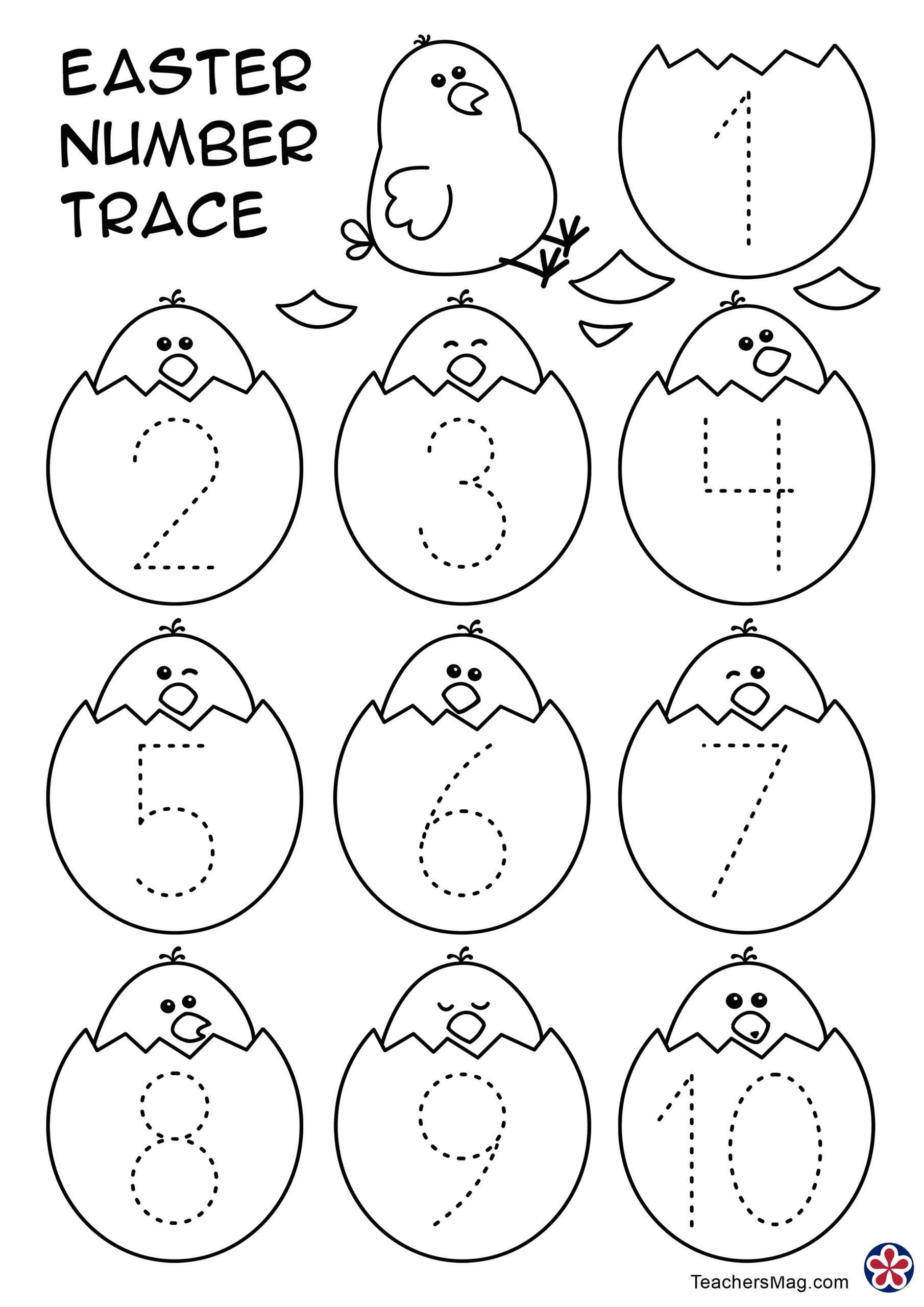 tracing numbers worksheets 1-10