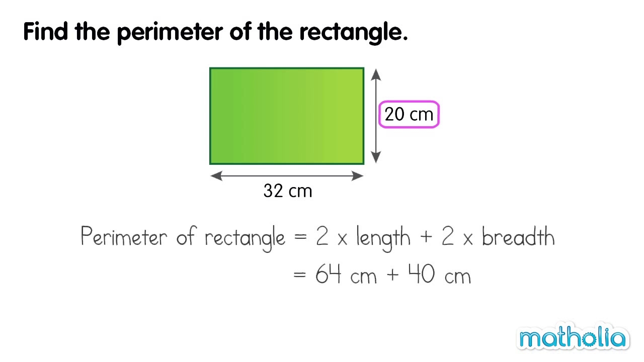 Perimeter Of A Rectangle YouTube