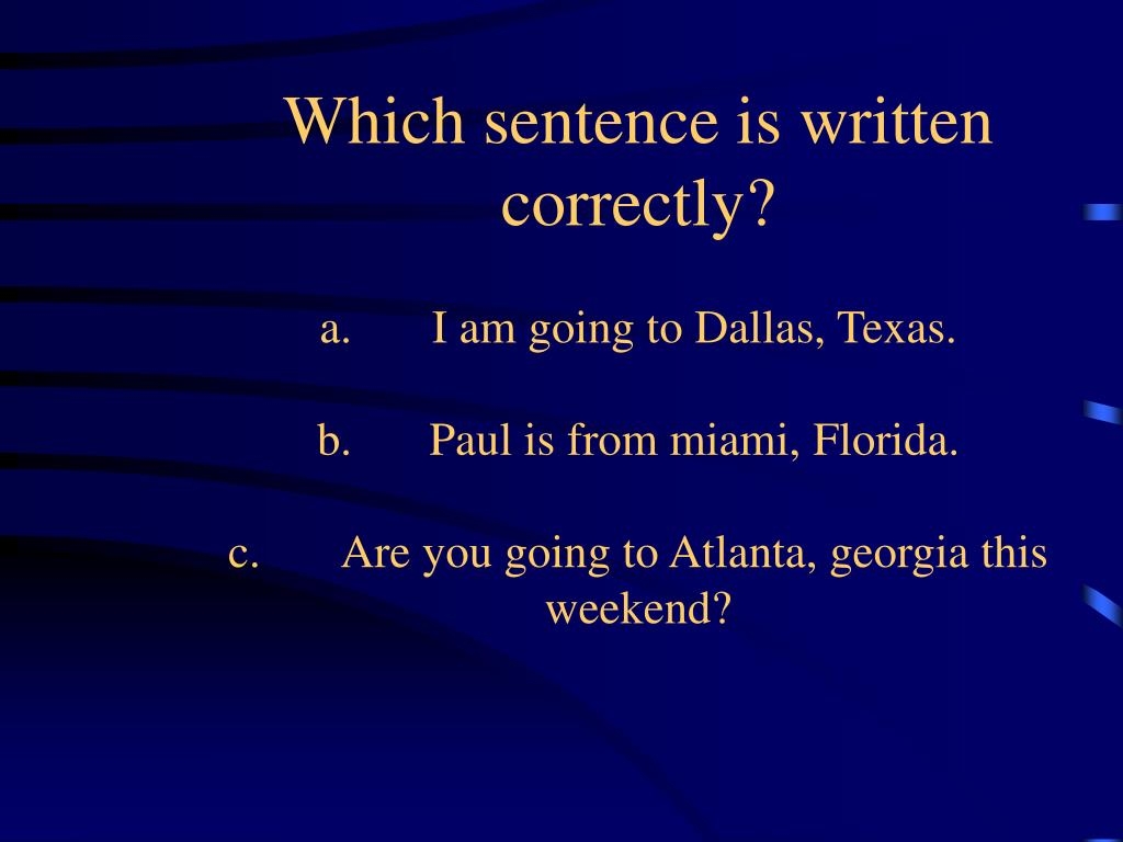 PPT Which One Is Correct PowerPoint Presentation Free Download ID 6182564