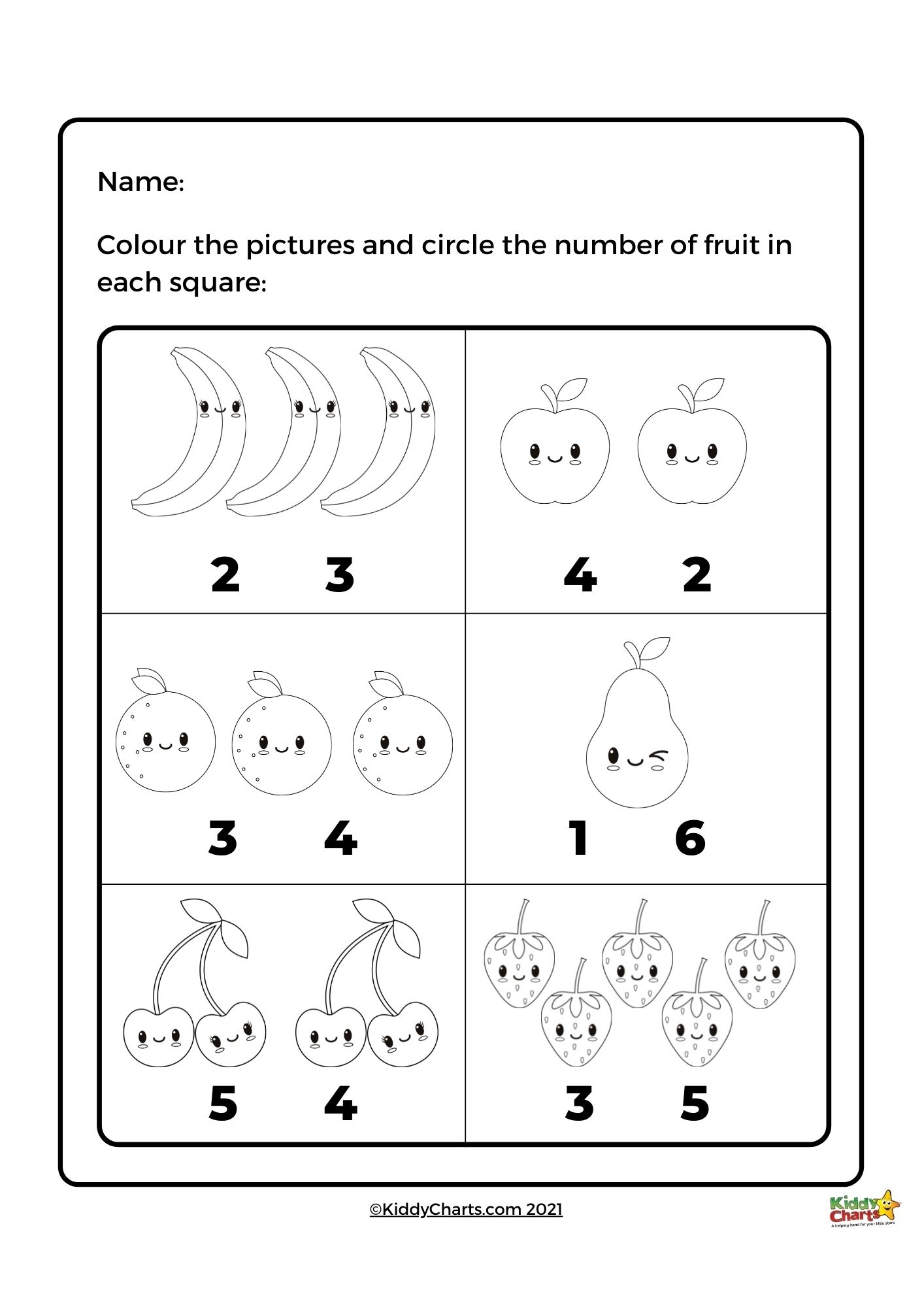 Preschool Matching Worksheets