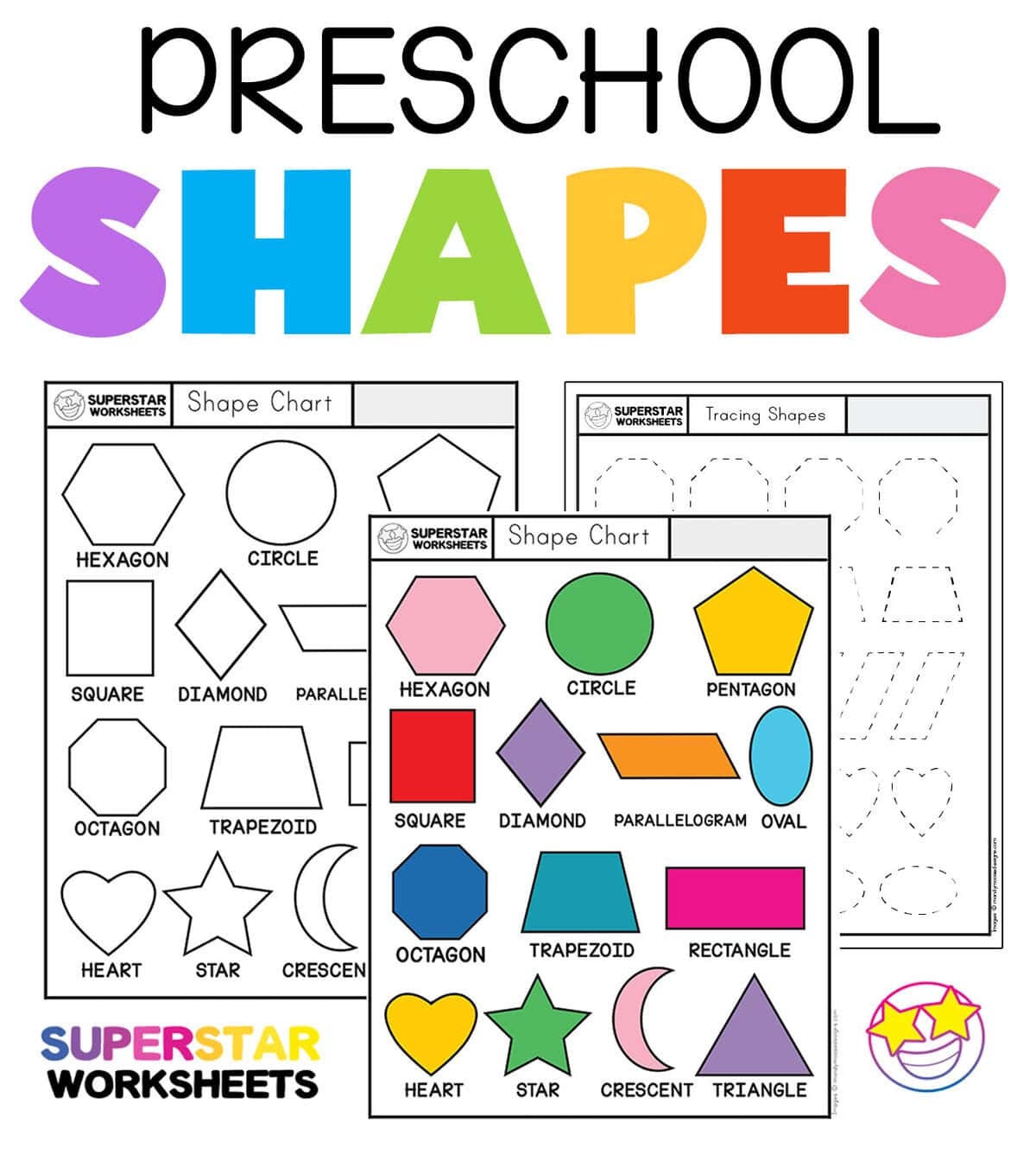 shape worksheets for preschoolers