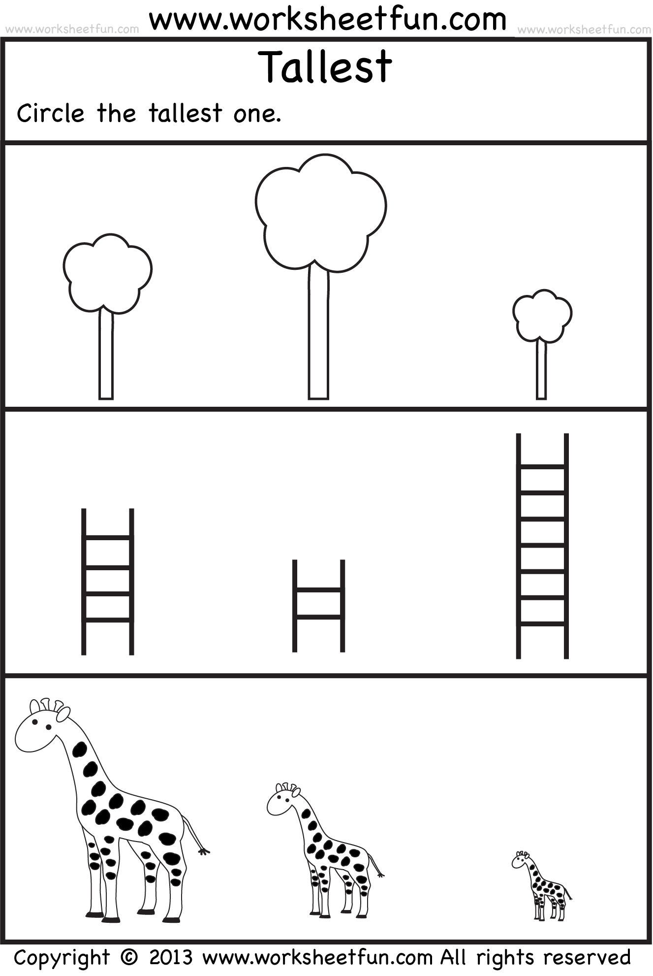 preschool printable worksheets free