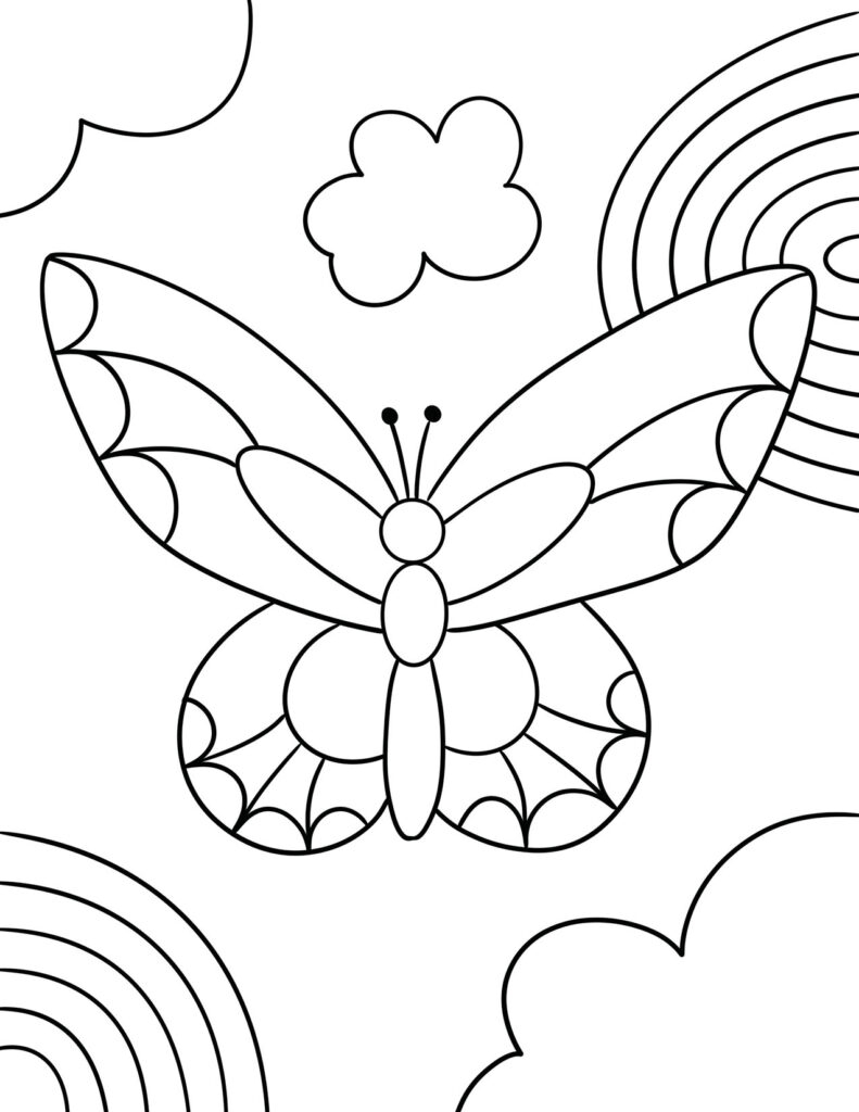 free printable coloring worksheets for kindergarten