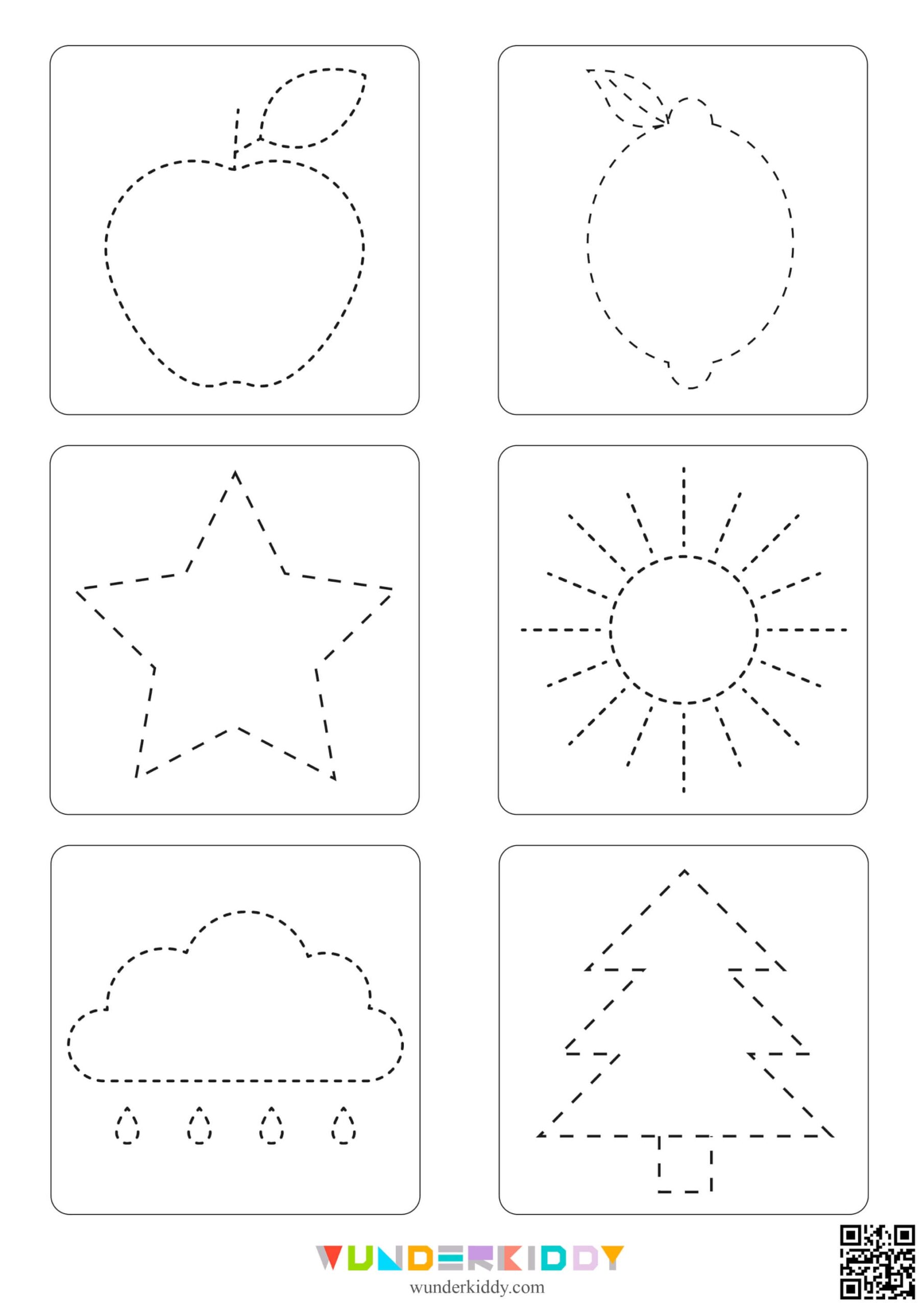 pre writing worksheets for 3 year olds