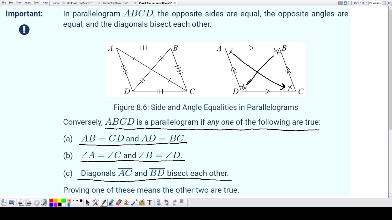 is a parallelogram a rectangle