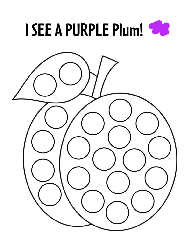 Purple Color Activities And Worksheets For Preschool The Hollydog Blog