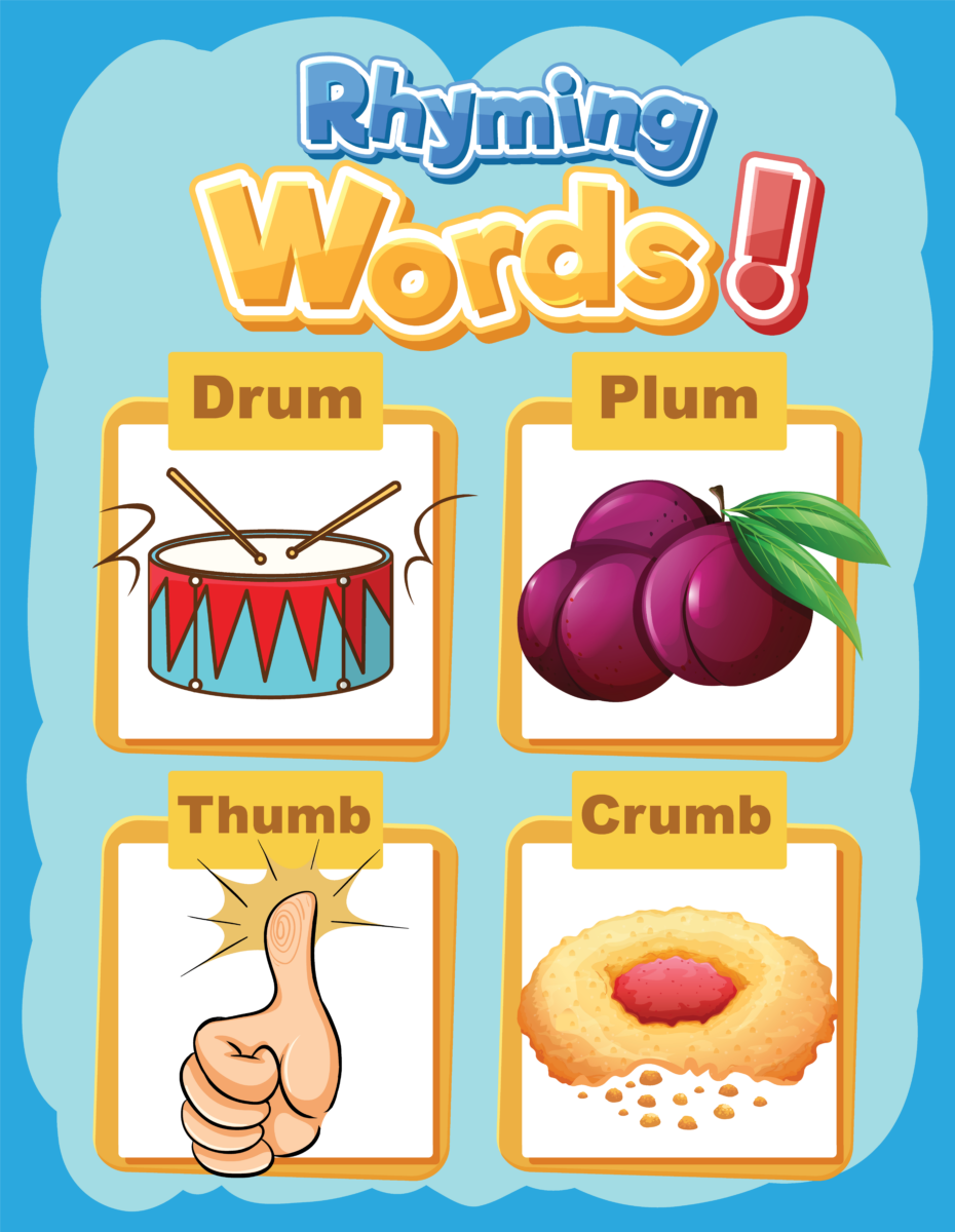 rhyming words for kindergarten